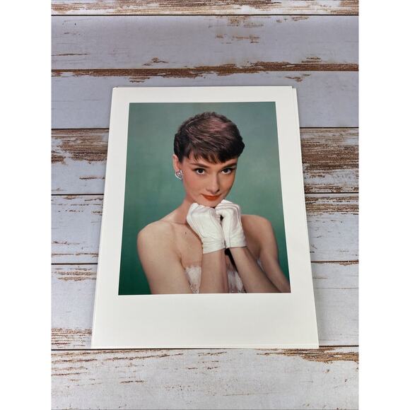 Audrey Hepburn Portraits of A Style Icon 8 Varnished Art Prints & Folio 12"x16" - Picture 6 of 10